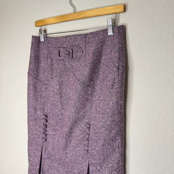 Body By Victoria Secret Womens Skirt Size 2 Pencil Y2K Belt Academia Retro 2000s - Picture 2 of 12